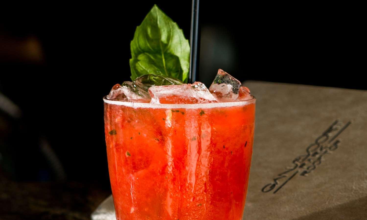 Royalton Park Avenue Hotel New York City Exterior photo A strawberry basil soda